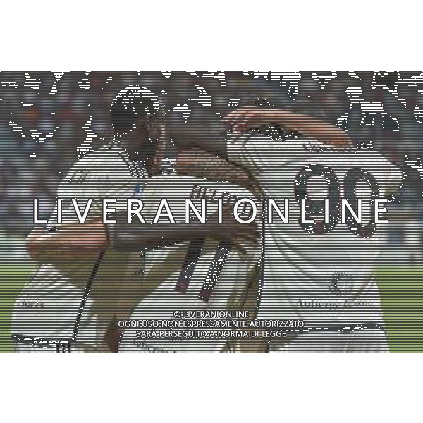 8-10-2023. Cagliari calcio-A.S. Roma. 8° giornata campionato calcio italiano Serie A 2023/2024, Stadio Unipol Domus Cagliari. Foto Salvatore Moi/Agenzia Aldo Liverani s.a.s. Nella foto: Gol ed esultanza Roma in trasferta contro il Cagliari, nello stadio Unipol Domus di Cagliari. Segna: Andrea Belotti Roma ©MOI SALVATORE / AGENZIA ALDO LIVERANI SAS
