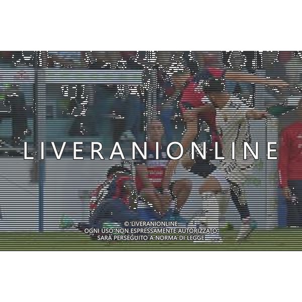 8-10-2023. Cagliari calcio-A.S. Roma. 8° giornata campionato calcio italiano Serie A 2023/2024, Stadio Unipol Domus Cagliari. Foto Salvatore Moi/Agenzia Aldo Liverani s.as. Nella foto: Mateusz Wieteska Cagliari, Jakub Jankto Cagliari ©MOI SALVATORE / AGENZIA ALDO LIVERANI SAS