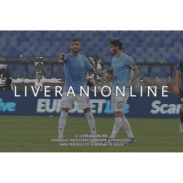 Lazio vs Atalanta - Campionato Serie A TIM - 8 giornata - Stadio Olimpico - Roma 08-10-2023 nella foto Castellanos e Luis Alberto FOTO FEDERICO GAETANO-AG ALDO LIVERANI SAS