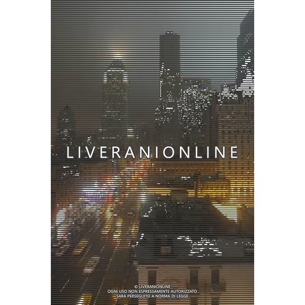 NEW YORK BY NIGHT 8th Avenue foto bagnai/Agenzia Aldo liverani