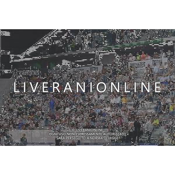 TVMV-Torino 10.10.2023 Pala Apitur ©Manuela Viganti/Agenzia Aldo Liverani Together: a Black & White Show 100 Anni Famiglia Agnelli Nella foto: tifosi juventus ©Viganti / AGENZIA ALDO LIVERANI SAS