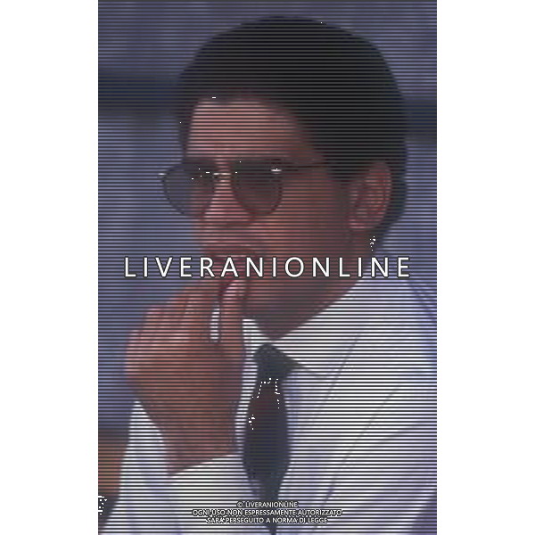 DIAP-RETROSPETTIVA MARK GORDON ELLA ALLENATORE MEDIOLANUM RUGBY NELLA FOTO MARK GORDON ELLA ALLENATORE MEDIOLANUM RUGBY NELL\'ANNO 1990-1991 AG ALDO LIVERANI SAS