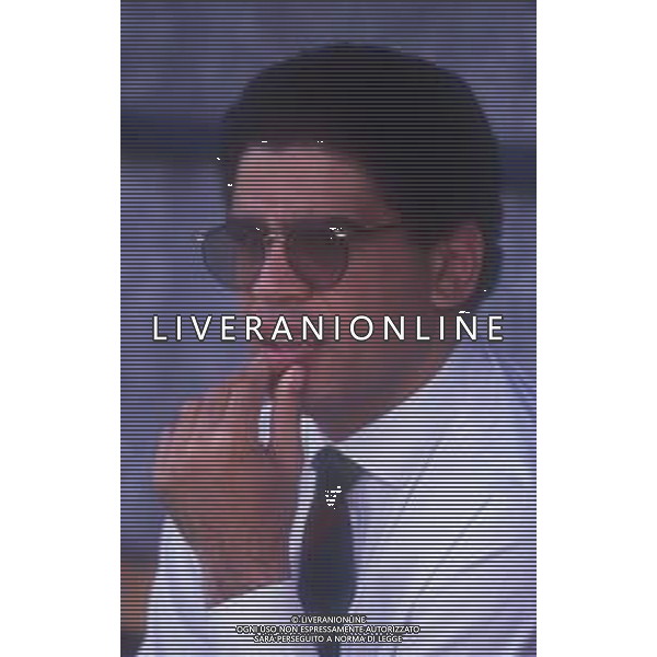 DIAP-RETROSPETTIVA MARK GORDON ELLA ALLENATORE MEDIOLANUM RUGBY NELLA FOTO MARK GORDON ELLA ALLENATORE MEDIOLANUM RUGBY NELL\'ANNO 1990-1991 AG ALDO LIVERANI SAS