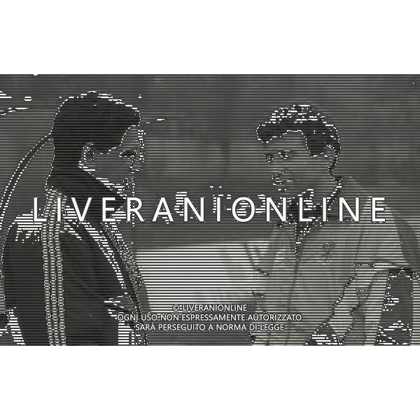 NEG-RETROSPETTIVA MARK GORDON ELLA ALLENATORE MEDIOLANUM RUGBY NELLA FOTO MARK GORDON ELLA ALLENATORE MEDIOLANUM RUGBY NELL\'ANNO 1992-1993 CON WAYNE SMITH ALLENATORE BENETTON RUGBY AG ALDO LIVERANI SAS   
