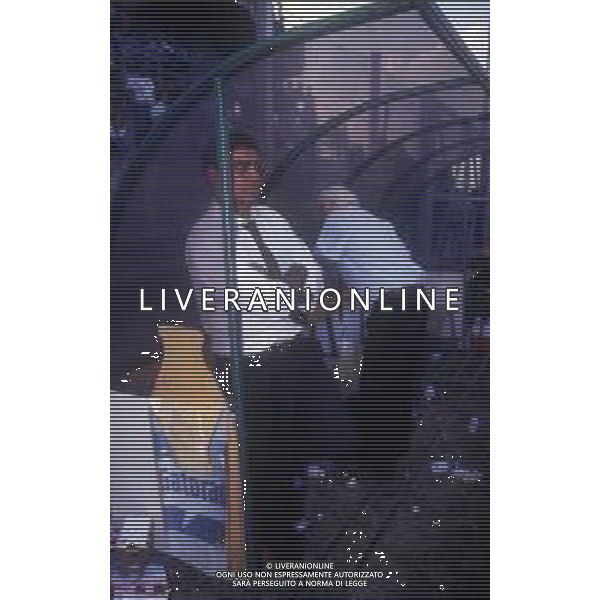 DIAP-RETROSPETTIVA MARK GORDON ELLA ALLENATORE MEDIOLANUM RUGBY NELLA FOTO MARK GORDON ELLA ALLENATORE MEDIOLANUM RUGBY NELL\'ANNO 1992-1993  AG ALDO LIVERANI SAS  
