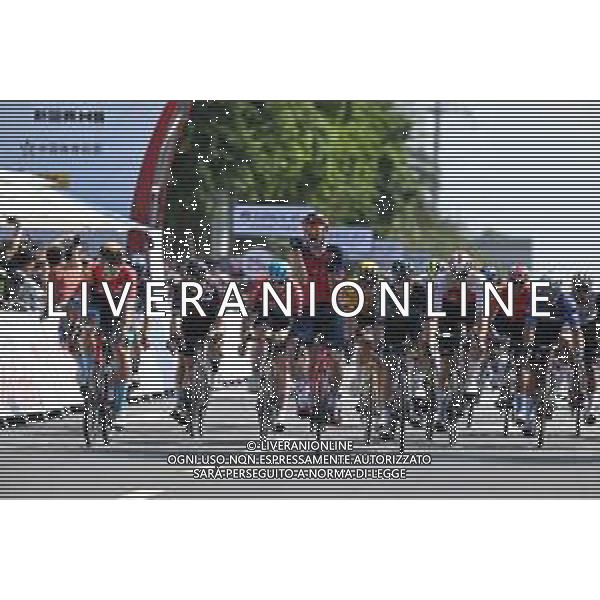 12-10-2023 Tour Of Guangxi; Tappa 01 Beihai - Beihai; 2023, Ineos Grenadiers; 2023, Bahrain - Victorious; 2023, Lotto - Dstny; 2023, Tudor; Viviani, Elia; Milan, Jonathan; De Lie, Arnaud; De Kleijn, Arvid; Beihai; ©SIROTTI / AGENZIA ALDO LIVERANI SAS