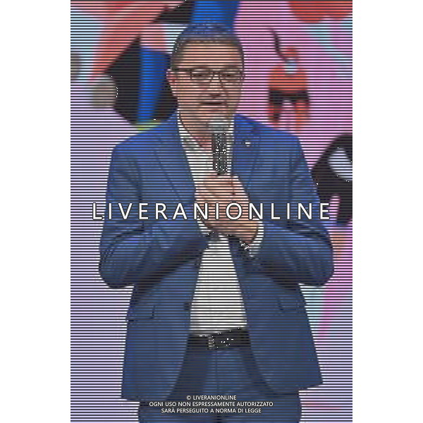 Festival dello Sport 2023 nella foto Maurizio Fugatti presidente della Provincia Autonoma di Trento Trento 12-10-2023 La Grande Inaugurazione Teatro Sociale foto Roberto Garavaglia/ag. Aldo Liverani sas