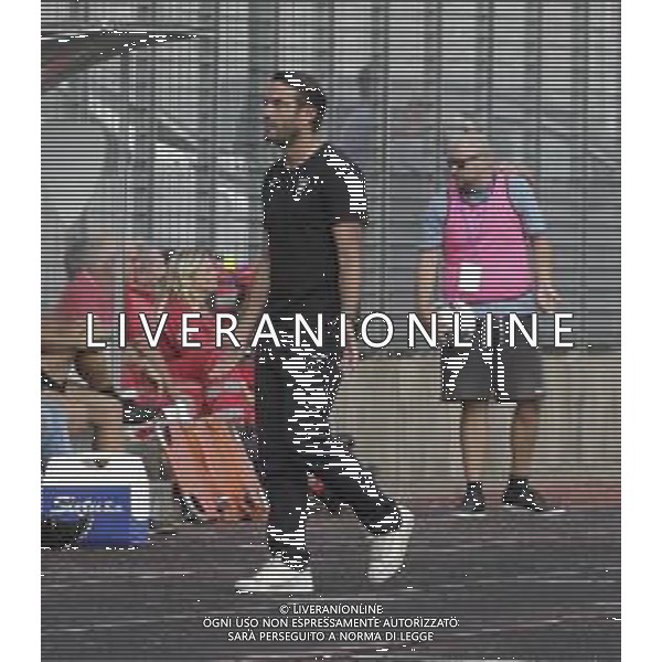 14-10-2023 BUSTO ARSIZIO CAMPIONATO DI LEGA PRO PRO PATRIA-MANTOVA NELLA FOTO COLOMBO RICCARDO ALLENATORE PRO PATRIA FOTO PAOLO-GIAMPIETRI-AG ALDO LIVERANI SAS
