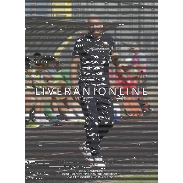 14-10-2023 BUSTO ARSIZIO CAMPIONATO DI LEGA PRO PRO PATRIA-MANTOVA NELLA FOTO POSSANZINI DAVIDE ALLENATORE MANTOVA CALCIO FOTO PAOLO-GIAMPIETRI-AG ALDO LIVERANI SAS