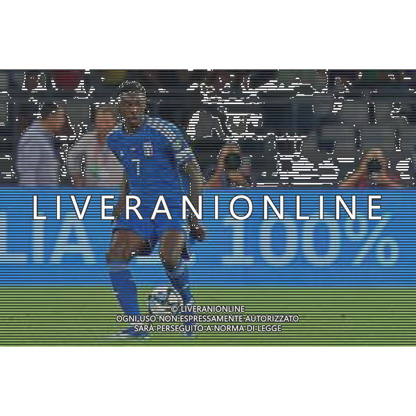 Moise Kean of Italy during the UEFA EURO 2024 European qualifier match between Italy and Malta at Stadio San Nicola on October 14, 2023 in Bari, Italy. Photo by Emmanuele Mastrodonato/ag. Aldo Liverani sas/AGENZIA ALDO LIVERANI SAS