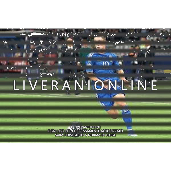 Giacomo Raspadori of Italy during the UEFA EURO 2024 European qualifier match between Italy and Malta at Stadio San Nicola on October 14, 2023 in Bari, Italy. Photo by Emmanuele Mastrodonato/ag. Aldo Liverani sas/AGENZIA ALDO LIVERANI SAS