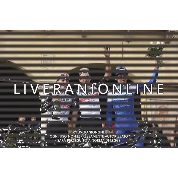 15-10-2023 Veneto Classic; 2023, Uae Emirates; 2023, Jayco - Alula; Formolo, Davide; Hirschi, Marc; Zana, Filippo; Bassano Del Grappa; ©SIROTTI/AGENZIA ALDO LIVERANI SAS