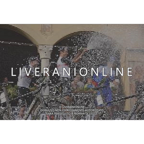 15-10-2023 Veneto Classic; 2023, Uae Emirates; 2023, Jayco - Alula; Formolo, Davide; Hirschi, Marc; Zana, Filippo; Bassano Del Grappa; ©SIROTTI/AGENZIA ALDO LIVERANI SAS