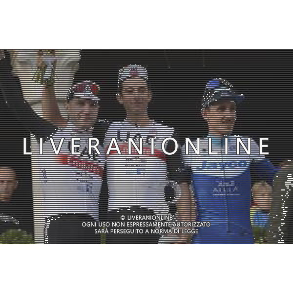 15-10-2023 Veneto Classic; 2023, Uae Emirates; 2023, Jayco - Alula; Formolo, Davide; Hirschi, Marc; Zana, Filippo; Bassano Del Grappa; ©SIROTTI/AGENZIA ALDO LIVERANI SAS