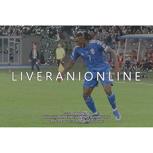 Moise Kean of Italy during the UEFA EURO 2024 European qualifier match between Italy and Malta at Stadio San Nicola on October 14, 2023 in Bari, Italy. Photo by Emmanuele Mastrodonato/ag. Aldo Liverani sas