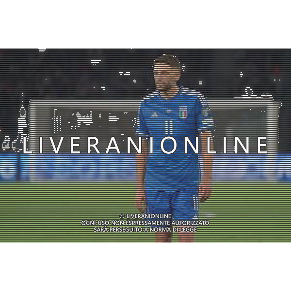 Domenico Berardi of Italy during the UEFA EURO 2024 European qualifier match between Italy and Malta at Stadio San Nicola on October 14, 2023 in Bari, Italy. Photo by Emmanuele Mastrodonato/ag. Aldo Liverani sas