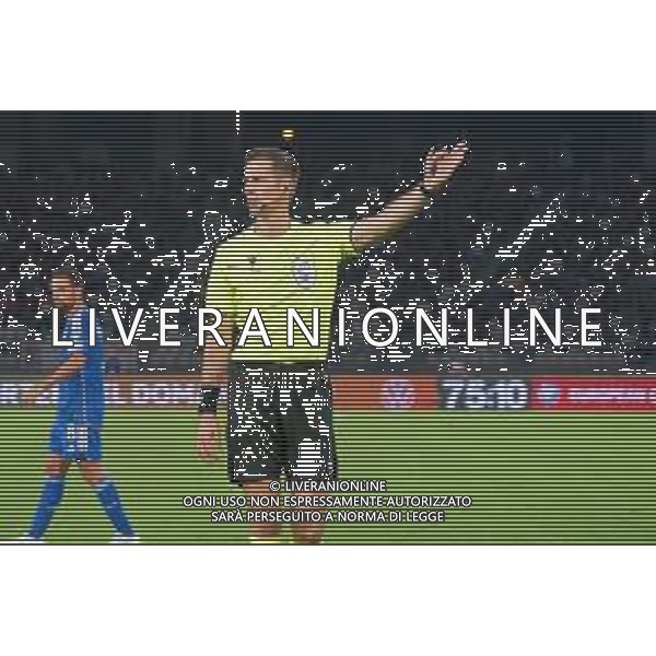 the Referee Duje Strukan of Croatia during the UEFA EURO 2024 European qualifier match between Italy and Malta at Stadio San Nicola on October 14, 2023 in Bari, Italy. Photo by Emmanuele Mastrodonato/ag. Aldo Liverani sas