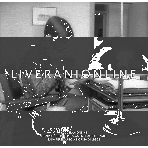NEG-RETROSPETTIVA GIANNI RIVERA CALCIATORE NELLA FOTO GIANNI RIVERA NELL\'ANNO 1968 AG ALDO LIVERANI SAS 