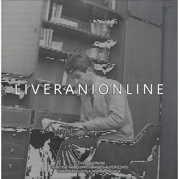 NEG-RETROSPETTIVA GIANNI RIVERA CALCIATORE NELLA FOTO GIANNI RIVERA NELL\'ANNO 1968 AG ALDO LIVERANI SAS 