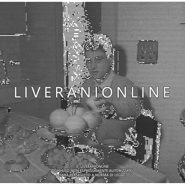 NEG-RETROSPETTIVA GIANNI RIVERA CALCIATORE NELLA FOTO GIANNI RIVERA NELL\'ANNO 1968 AG ALDO LIVERANI SAS 