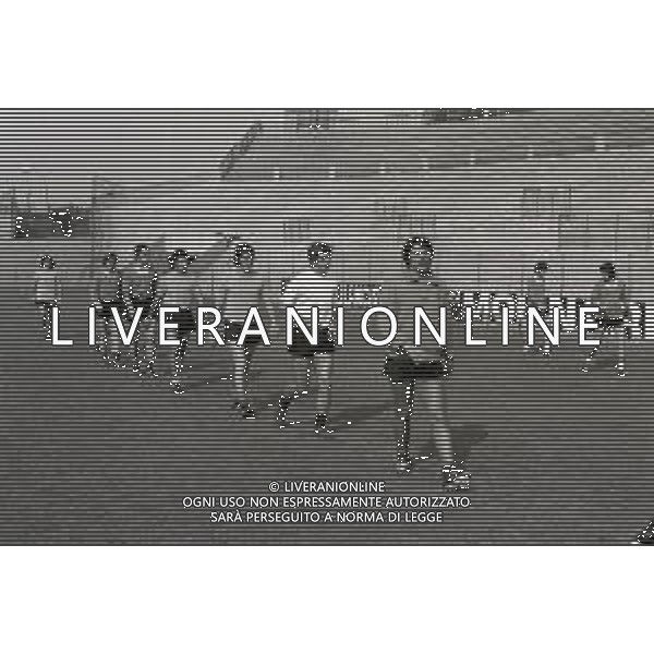 NEG-RETROSPETTIVA GIANNI RIVERA CALCIATORE NELLA FOTO GIANNI RIVERA NELL\'ANNO 1971 AD ABANO TERME AG ALDO LIVERANI SAS 