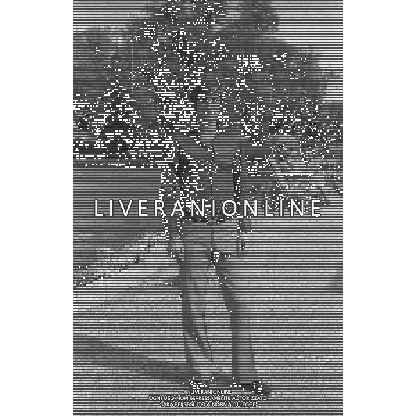 NEG-RETROSPETTIVA GIANNI RIVERA CALCIATORE NELLA FOTO GIANNI RIVERA NELL\'ANNO 1971 AD ABANO TERME AG ALDO LIVERANI SAS 