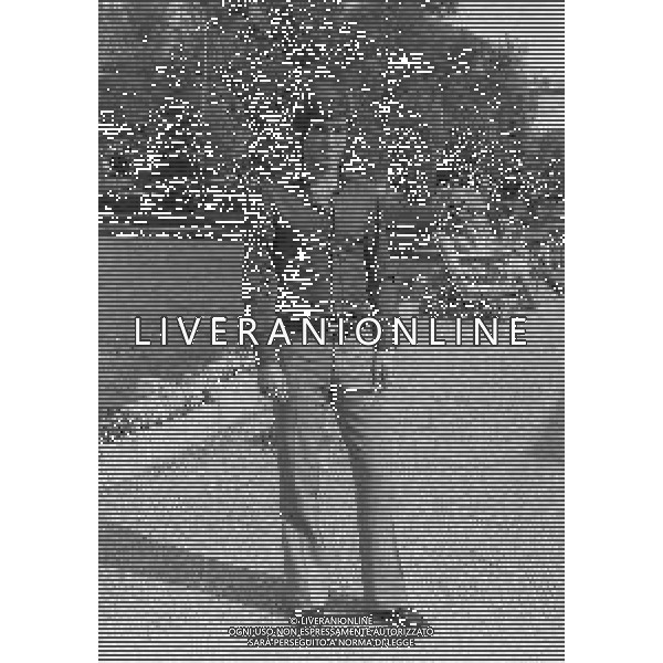 NEG-RETROSPETTIVA GIANNI RIVERA CALCIATORE NELLA FOTO GIANNI RIVERA NELL\'ANNO 1971 AD ABANO TERME AG ALDO LIVERANI SAS 