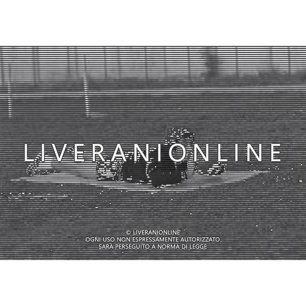 NEG-RETROSPETTIVA GIANNI RIVERA CALCIATORE E DIRIGENTE SPORTIVO NELLA FOTO GIANNI RIVERA ALLENAMENTO AD ASIAGO NELL\'ANNO 1975 AG ALDO LIVERANI SAS