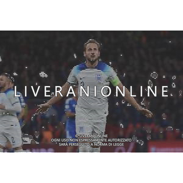 TVRG Inghilterra vs Italia nella foto Harry Kane (Inghilterra) esulta dopo il gol dell\'1 a 1 Londra (ENG) 17-10-2023 Wembley Stadium Gruppo C di qualificazione a UEFA EURO 2024 foto Roberto Garavaglia/ag. Aldo Liverani sas