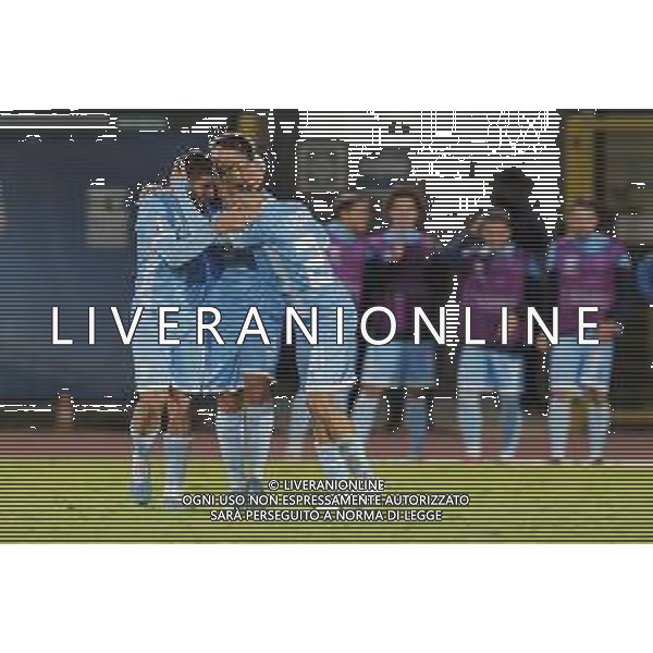 ZCP - 17/10/2023 - SAN MARINO vs DANIMARCA Turno di Qualificazione per il Campionato Europeo del gruppo H - nella foto: esultanza Golinucci dopo il goal contro la danimarca ©Claudio Zamagni/Agenzia Aldo Liverani s.a.s.