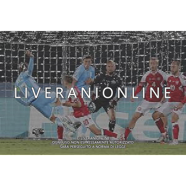 ZCP - 17/10/2023 - SAN MARINO vs DANIMARCA Turno di Qualificazione per il Campionato Europeo del gruppo H - nella foto: il goal di golinucci contro la danimarca ©Claudio Zamagni/Agenzia Aldo Liverani s.a.s.
