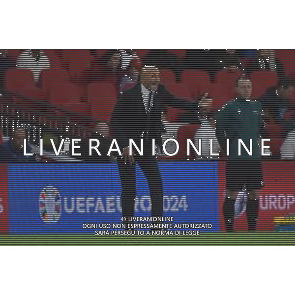TVRG Inghilterra vs Italia nella foto Luciano Spalletti allenatore Italia Londra (ENG) 17-10-2023 Wembley Stadium Gruppo C di qualificazione a UEFA EURO 2024 foto Roberto Garavaglia/ag. Aldo Liverani sas