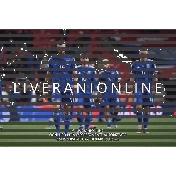 TVRG Inghilterra vs Italia nella foto delusione Italia Londra (ENG) 17-10-2023 Wembley Stadium Gruppo C di qualificazione a UEFA EURO 2024 foto Roberto Garavaglia/ag. Aldo Liverani sas