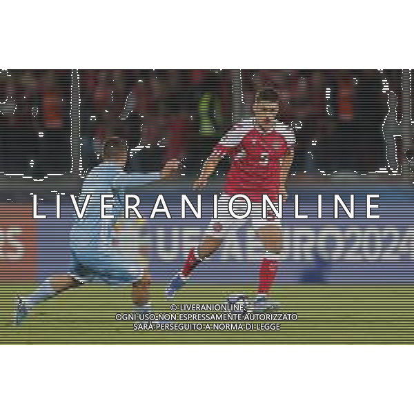 ZCP - 17/10/2023 - SAN MARINO vs DANIMARCA Turno di Qualificazione per il Campionato Europeo del gruppo H - nella foto: Joakim Maehle ©Claudio Zamagni/Agenzia Aldo Liverani s.a.s.