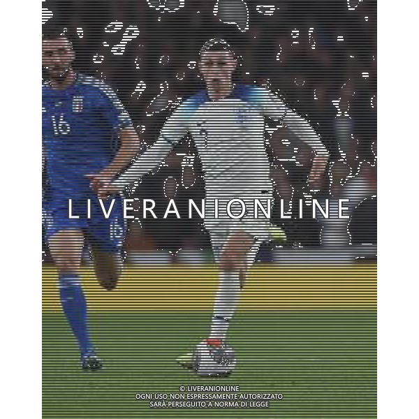 TVRG Inghilterra vs Italia nella foto Phil Foden (Inghilterra) Londra (ENG) 17-10-2023 Wembley Stadium Gruppo C di qualificazione a UEFA EURO 2024 foto Roberto Garavaglia/ag. Aldo Liverani sas