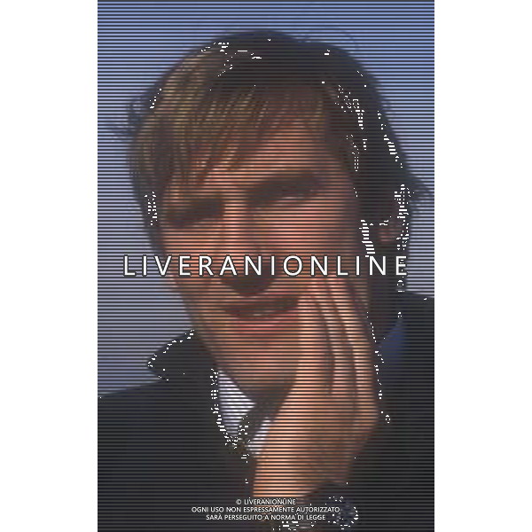 DIAP-RETROSPETTIVA GERARD DEPARDIEU ATTORE NELLA FOTO GERARD DEPARDIEU NELL\'ANNO 1985 A MILANO IN TERRAZZA MARTINI AG ALDO LIVERANI SAS  
