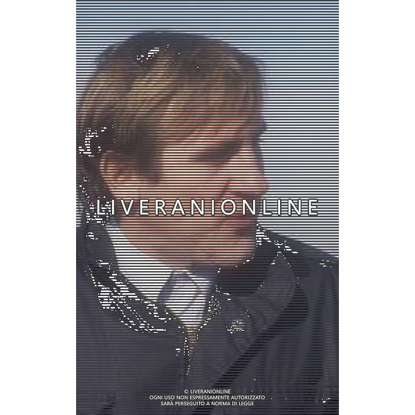 DIAP-RETROSPETTIVA GERARD DEPARDIEU ATTORE NELLA FOTO GERARD DEPARDIEU NELL\'ANNO 1985 A MILANO IN TERRAZZA MARTINI AG ALDO LIVERANI SAS  