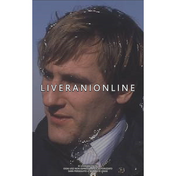 DIAP-RETROSPETTIVA GERARD DEPARDIEU ATTORE NELLA FOTO GERARD DEPARDIEU NELL\'ANNO 1985 A MILANO IN TERRAZZA MARTINI AG ALDO LIVERANI SAS  