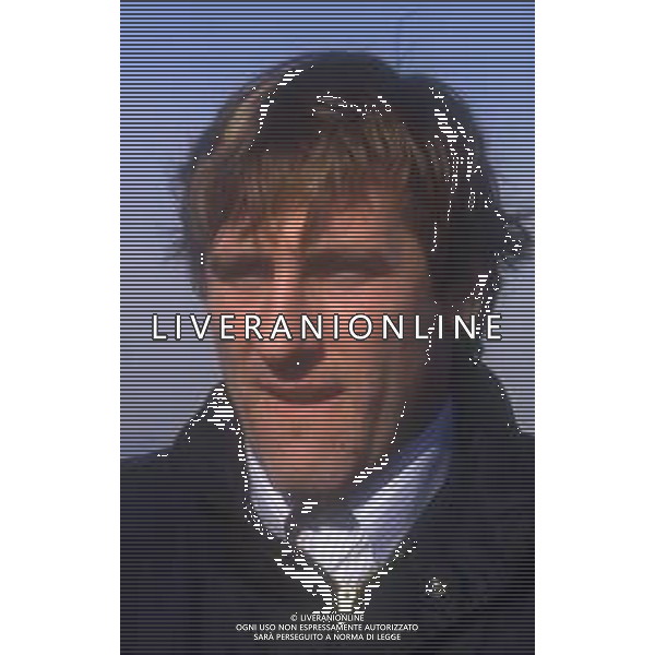 DIAP-RETROSPETTIVA GERARD DEPARDIEU ATTORE NELLA FOTO GERARD DEPARDIEU NELL\'ANNO 1985 A MILANO IN TERRAZZA MARTINI AG ALDO LIVERANI SAS  