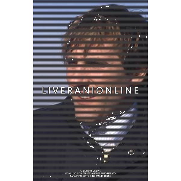 DIAP-RETROSPETTIVA GERARD DEPARDIEU ATTORE NELLA FOTO GERARD DEPARDIEU NELL\'ANNO 1985 A MILANO IN TERRAZZA MARTINI AG ALDO LIVERANI SAS  