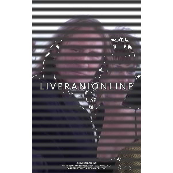 DIAP-RETROSPETTIVA GERARD DEPARDIEU ATTORE NELLA FOTO GERARD DEPARDIEU CON JAMIE LEE CURTIS NELL\'ANNO 1992 A CANNES  AG ALDO LIVERANI SAS 