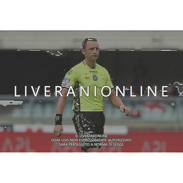 TVRG Hellas Verona vs Napoli nella foto l\'arbitro Rosario Abisso di Palermo Verona 21-10-2023 Stadio Marcantonio Bentegodi Campionato Serie A TIM - 9a giornata foto Roberto Garavaglia/ag. Aldo Liverani sas