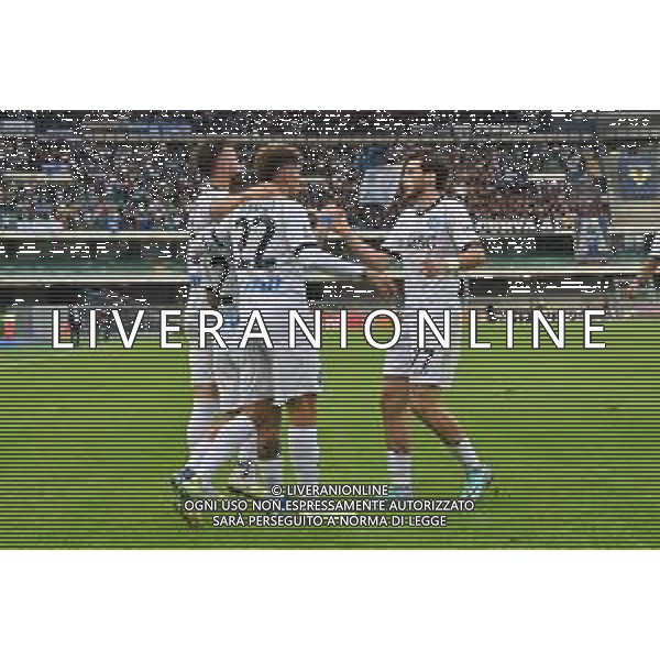 TVRG Hellas Verona vs Napoli nella foto esultanza Napoli dopo il gol dell\'1 a 0 Verona 21-10-2023 Stadio Marcantonio Bentegodi Campionato Serie A TIM - 9a giornata foto Roberto Garavaglia/ag. Aldo Liverani sas