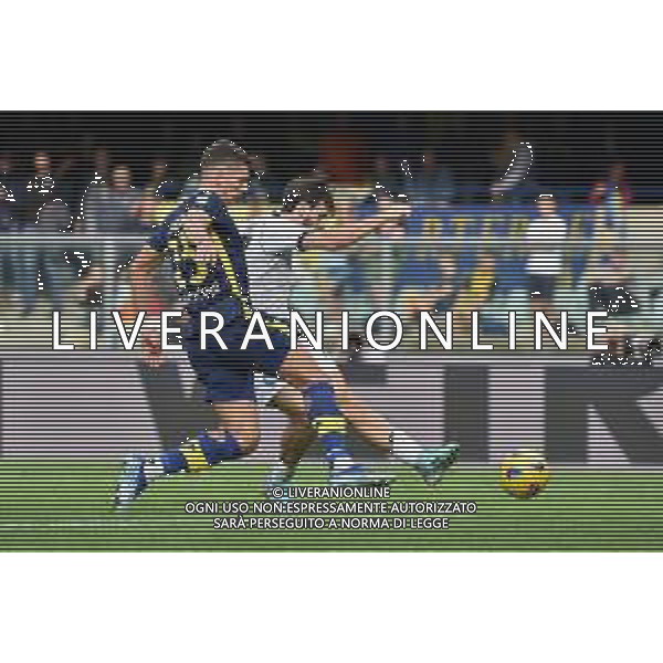 TVRG Hellas Verona vs Napoli nella foto Khvicha Kvaratskhelia (Napoli) segna il gol del 2 a 0 Verona 21-10-2023 Stadio Marcantonio Bentegodi Campionato Serie A TIM - 9a giornata foto Roberto Garavaglia/ag. Aldo Liverani sas