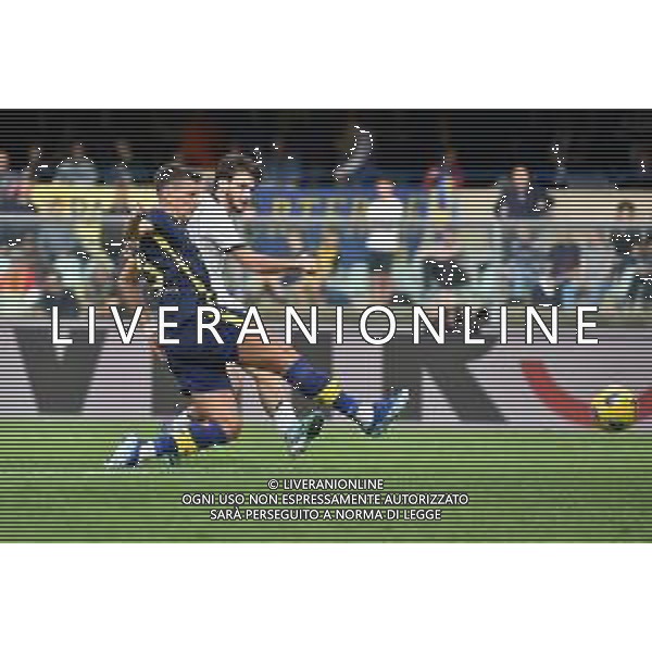TVRG Hellas Verona vs Napoli nella foto Khvicha Kvaratskhelia (Napoli) segna il gol del 2 a 0 Verona 21-10-2023 Stadio Marcantonio Bentegodi Campionato Serie A TIM - 9a giornata foto Roberto Garavaglia/ag. Aldo Liverani sas