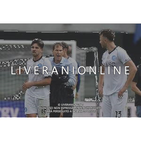 TVRG Hellas Verona vs Napoli nella foto Rudi Garcia allenatore Napoli esultanza a fine partita con i suoi giocatori Verona 21-10-2023 Stadio Marcantonio Bentegodi Campionato Serie A TIM - 9a giornata foto Roberto Garavaglia/ag. Aldo Liverani sas