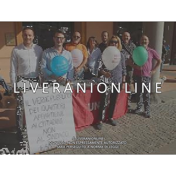 IMOLA 21 10 2023 BANCHETTO DEL COMITATO MONTERICO E DEI PARTITI POLITICI LEGA M5STELLE E LISTA CAPPELLO CONTRO LA COSTRUZIONE DELLA NUOVA PALESTRA ALLA TOZZONA ©SANNA / AGENZIA ALDO LIVERANI SAS