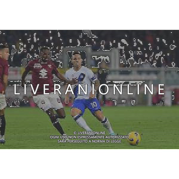 Torino 21.10.2023 Stadio Grande Torino ©Manuela Viganti/Agenzia Aldo Liverani Torino vs Inter Campionato Calcio Serie A TIM 2023/2024 9a giornata Nella foto: adrien tameze e lautaro martinez