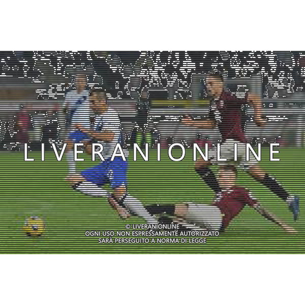 Torino 21.10.2023 Stadio Grande Torino ©Manuela Viganti/Agenzia Aldo Liverani Torino vs Inter Campionato Calcio Serie A TIM 2023/2024 9a giornata Nella foto: fallo da rigore di ivan ilic su henrik mkhytarian