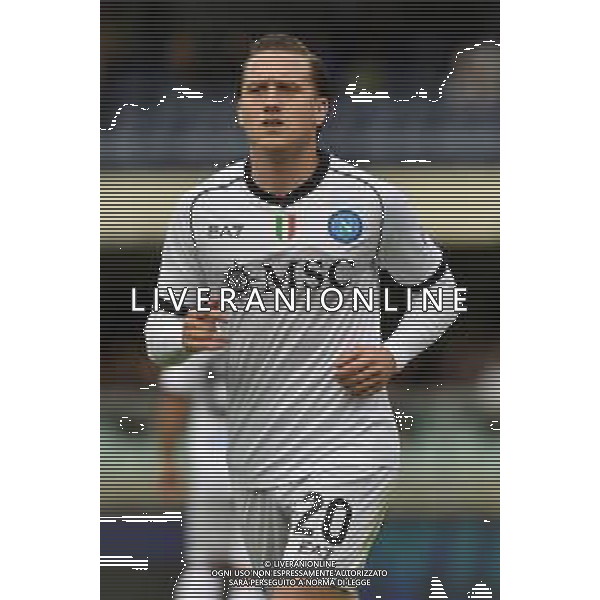 TVRG Hellas Verona vs Napoli nella foto Piotr Zielinski (Napoli) Verona 21-10-2023 Stadio Marcantonio Bentegodi Campionato Serie A TIM - 9a giornata foto Roberto Garavaglia/ag. Aldo Liverani sas